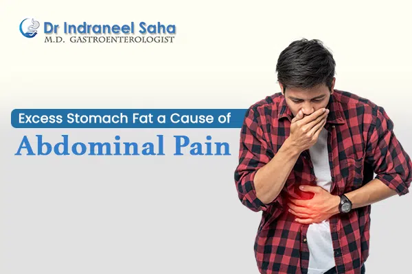 Excess stomach fat A cause of abdominal pain